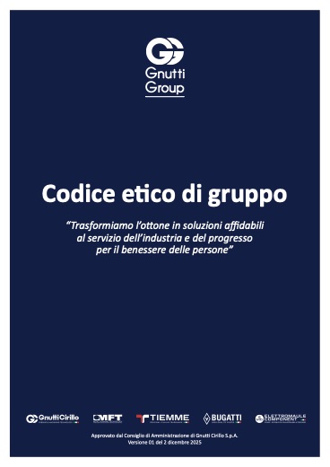 Cover of the Italian group code of ethics